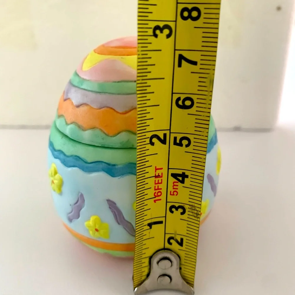 Ceramic Easter Egg Candles NWT - Picture 4 of 9